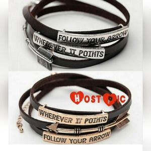 Follow your arrow wrap bracelet